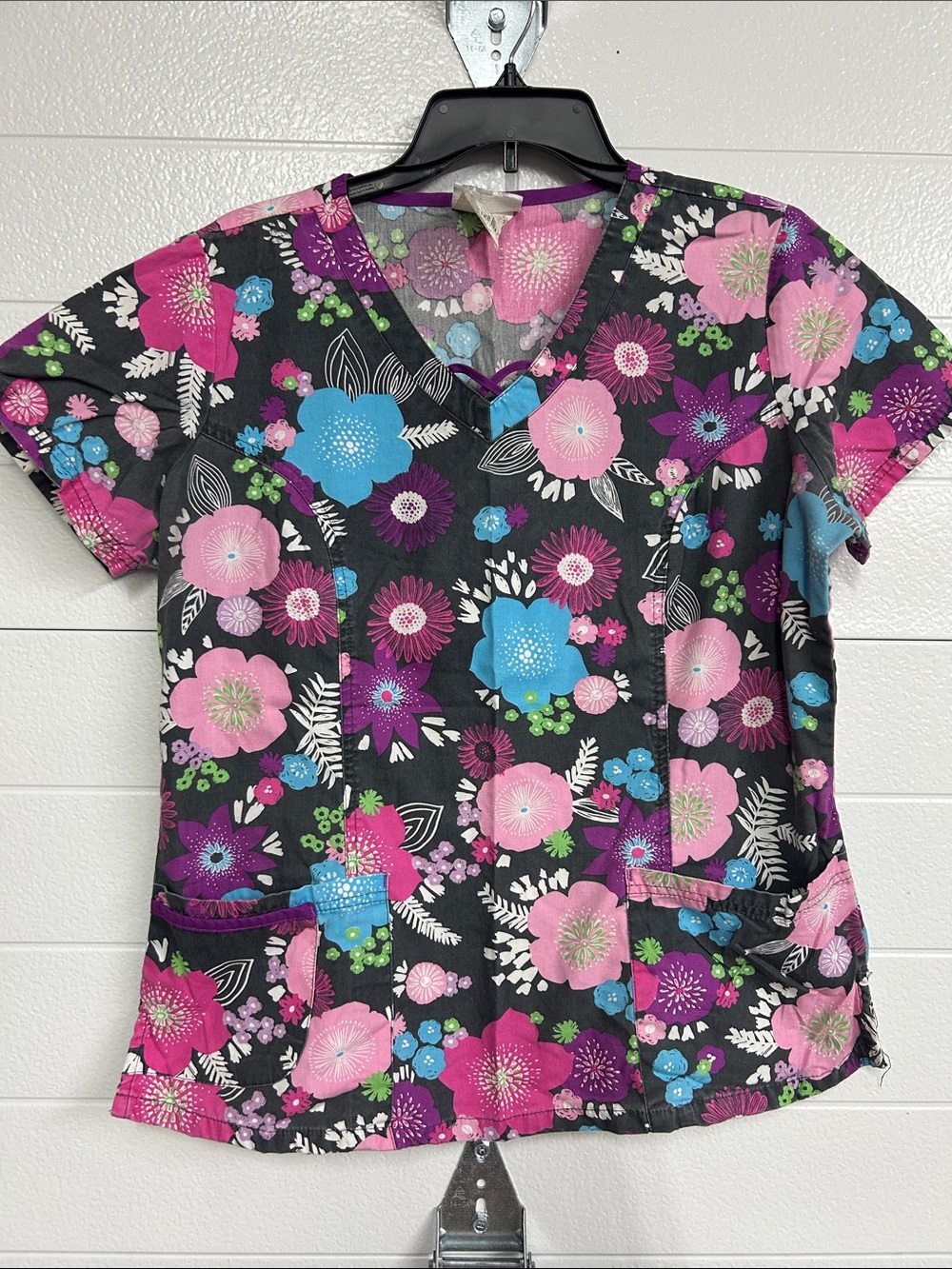 UA Scrubs Floral Top